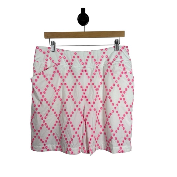 Lilly Pulitzer Luxletic Monica Embroidered Skort in Prosecco Pink Size 12 - Picture 3 of 12